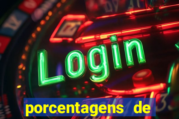 porcentagens de jogos pagantes